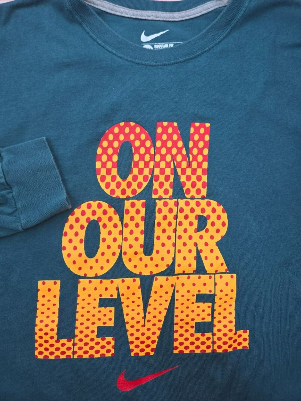 Nike "On Our Level" Graphic Long Sleeve T-Shirt XXL